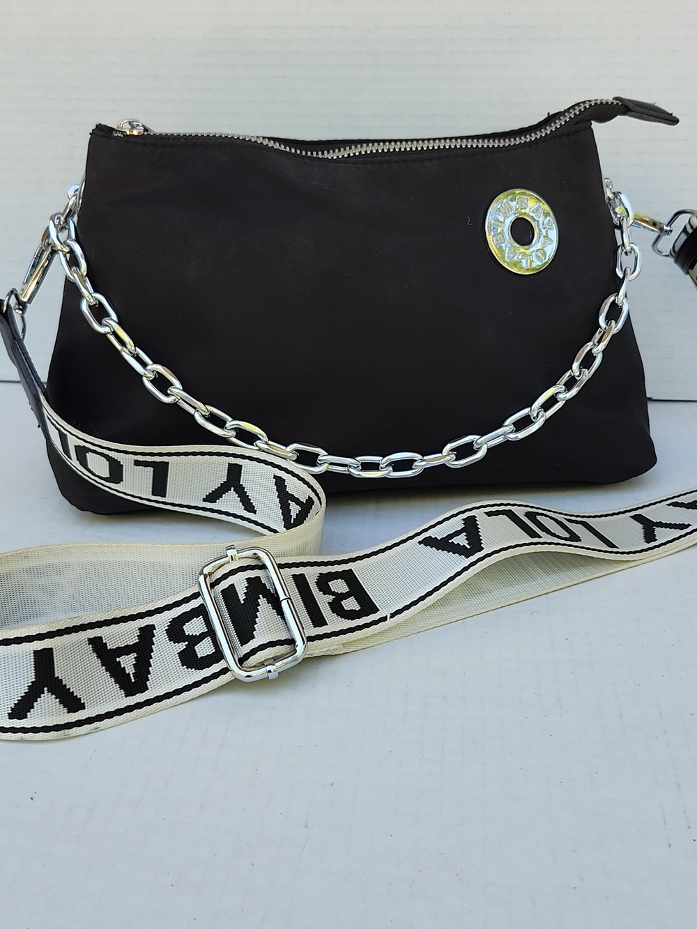BIMBA Y LOLA BLACK CROSSBODY BAG - Picture 10 of 10
